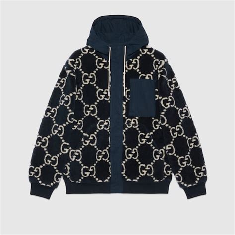 Gucci Giacca in soffice tessuto GG jacquard